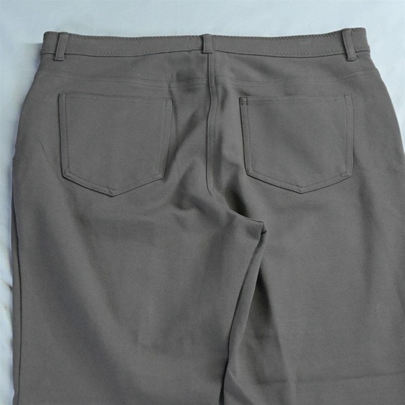 So Slimming by Chico's 2 Short / 12 Tan Brown Skinny Ponte Knit‎ Stretch Jeans - Picture 6 of 7